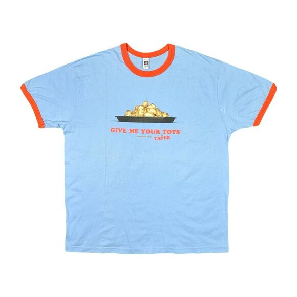 Vintage 2004 American Apparel Napoleon Dynamite Movie Promo Ringer Tee - Size XL - Picture 1 of 9